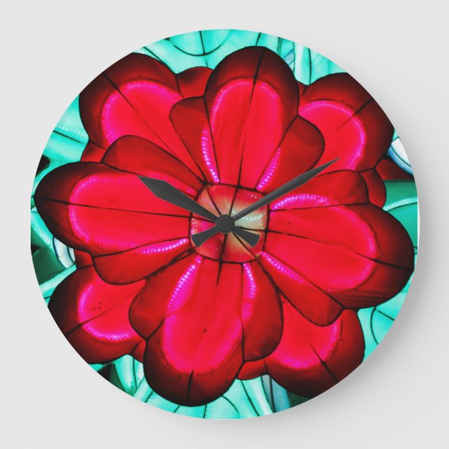 Crimson Majesty  Large Clock (Front)