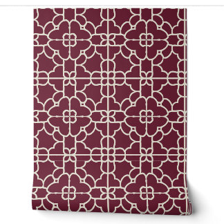 Crimson Majesty Petite Burgundy & Cream Wallpaper