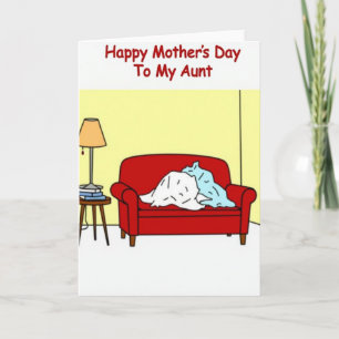 Crimson Mothers Day Home Card