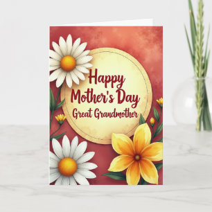 Crimson Mothers Love Burst Card