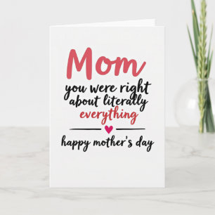 Crimson Mum Everything Card