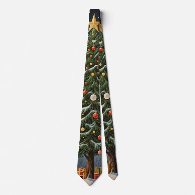 Crimson Noel Tie (Front)