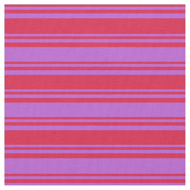 Crimson & Orchid Pattern Fabric (Close Up)