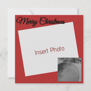 Crimson Ornament Christmas – Elegant Holiday Card