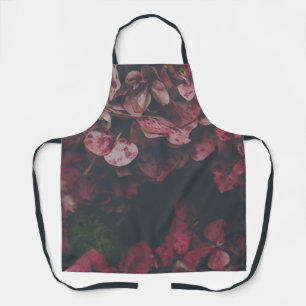 Crimson Petal Shadow Apron