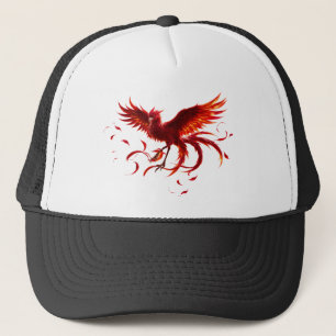 Crimson Phoenix of the Moonlit Tide.  Trucker Hat