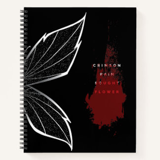 Crimson Rain Sought Flower (eng) Notebook