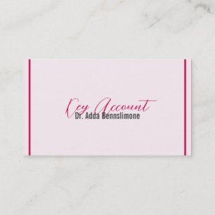 Crimson Red Business Card