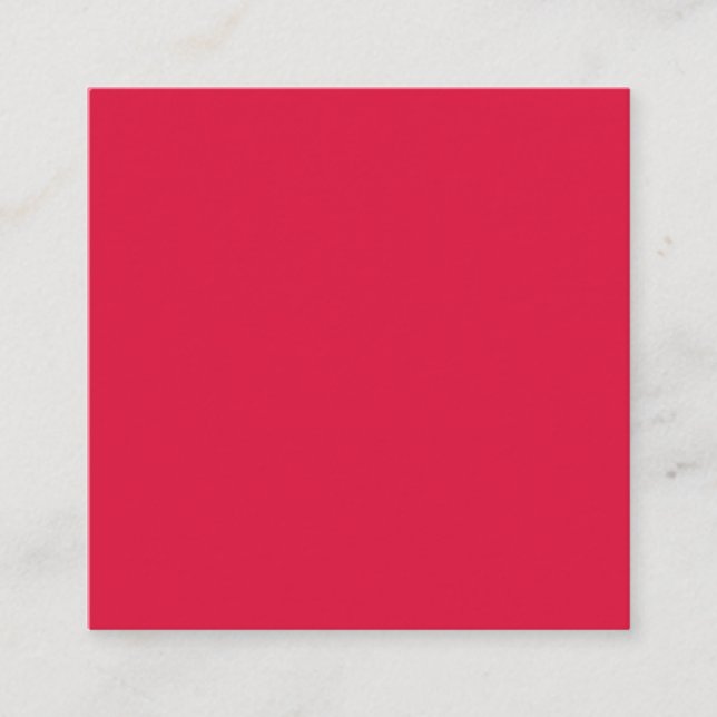 Crimson Red Custom Enclosure Card (Front)
