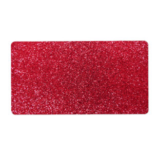 Crimson red glitter