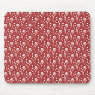Crimson Red Hip and Stylish Mousepad