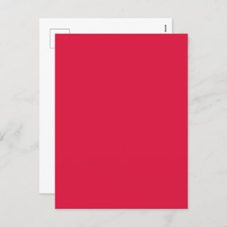 Crimson Red Holiday Postcard – Customisable
