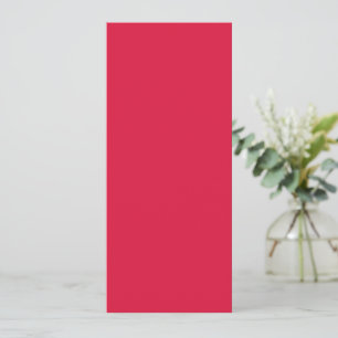 Crimson Red Save The Date Card – Customisable
