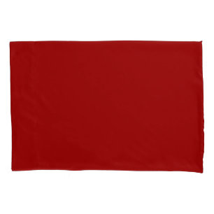Crimson Red Solid Colour   Classic   Elegant Pillowcase