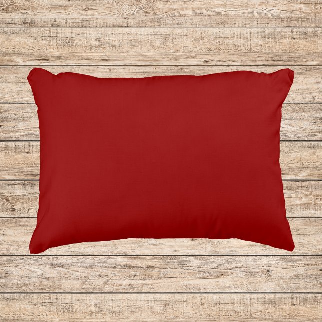 Crimson Red Solid Colour Decorative Cushion (Creator Uploaded)