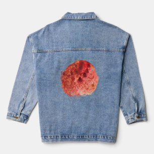 Crimson Residue Denim Jacket