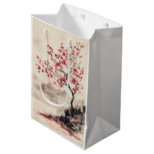 Crimson Sakura Mountain Serenity (1) Medium Gift Bag