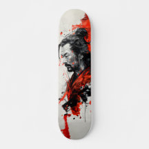 Crimson Samurai Skateboard