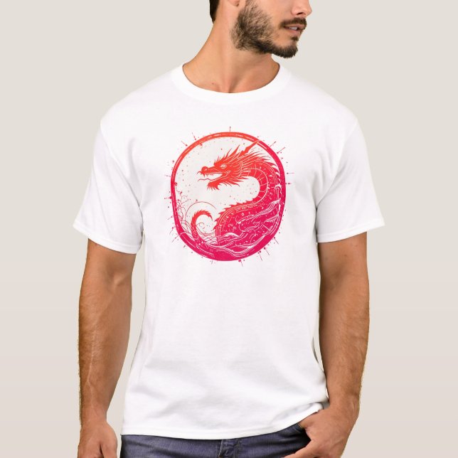Crimson Serpent Emblem T-Shirt (Front)