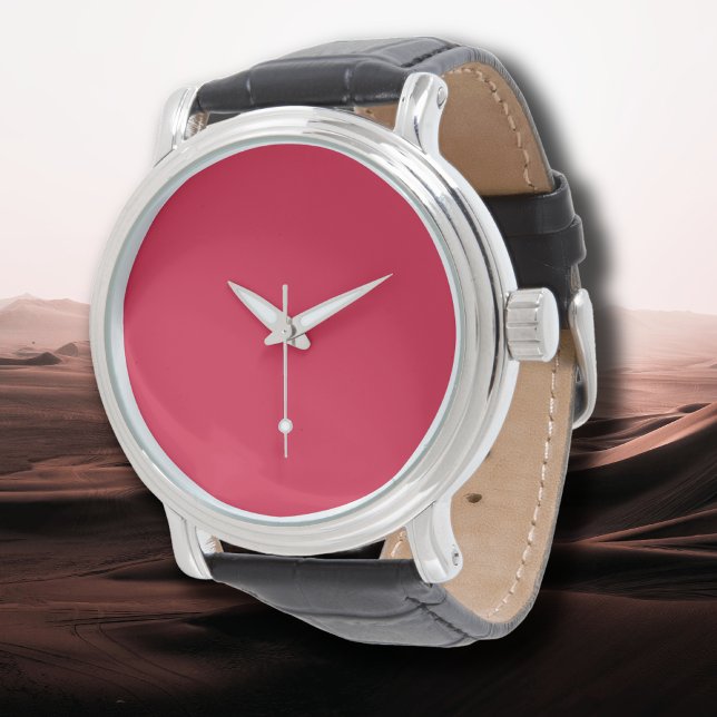 Crimson Solid Colour | Classic | Elegant | Trendy  Watch (Creator Uploaded)