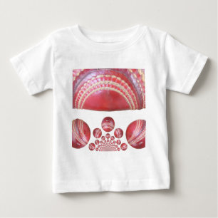Crimson Spin – A Beautiful Red Cricket Ball Arti Baby T-Shirt