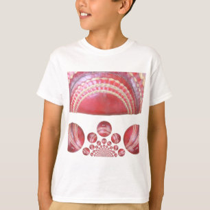 Crimson Spin – A Beautiful Red Cricket Ball Arti T-Shirt