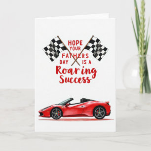 Crimson Sports Fathers Day Card