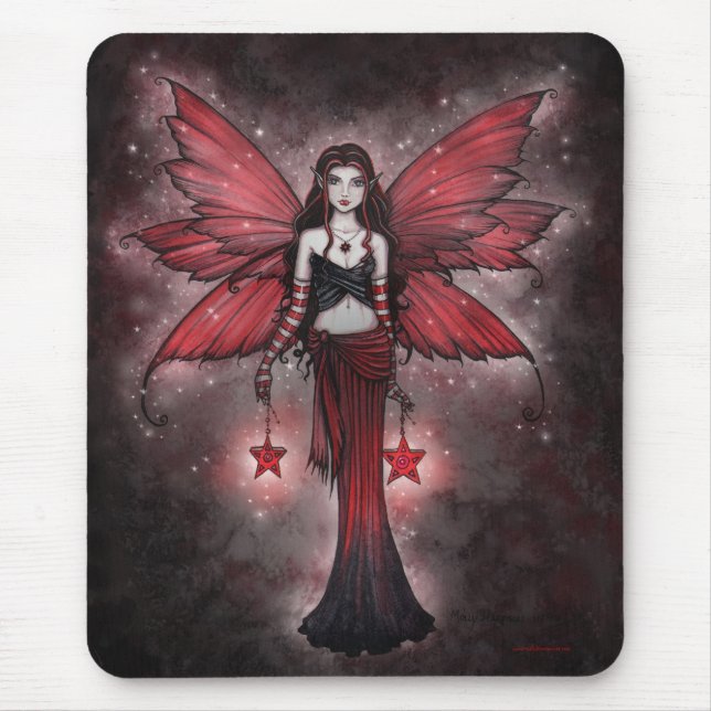 Crimson Star Fairy Mousepad (Front)