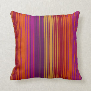 Crimson Stripe Cushion