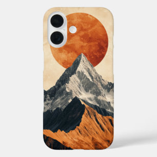 Crimson Summit Glow Phone Case