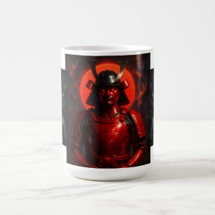 Crimson Sun Samurai Coffee Mug