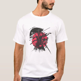Crimson Sun Warrior Graphic Tee