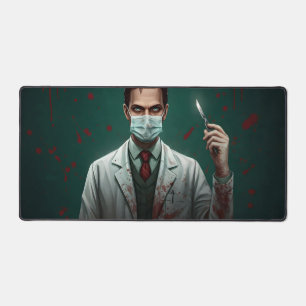 Crimson Surgeon Desk Mat