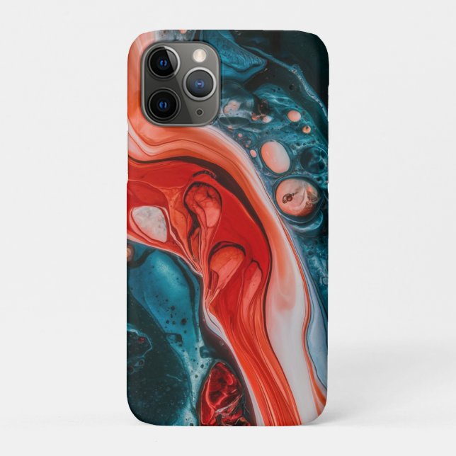 Crimson Tide Abstract Case-Mate iPhone Case (Back)