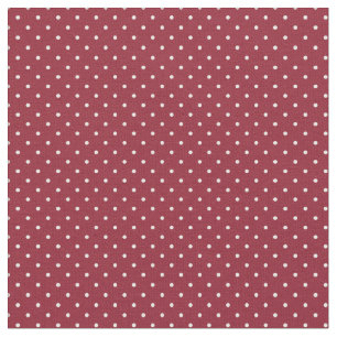 Crimson Tiny Dots Fabric