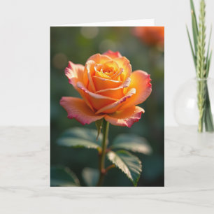 Crimson Tipped Mothers Day Card