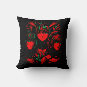 Crimson Trinity Cushion