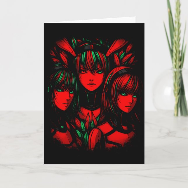 Crimson Trinity Holiday Card (Front)