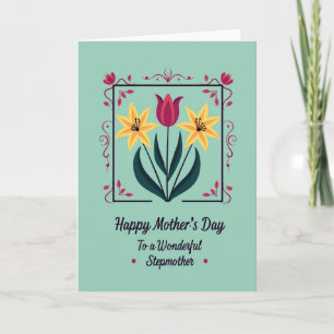 Crimson Tulip Stepmother Card