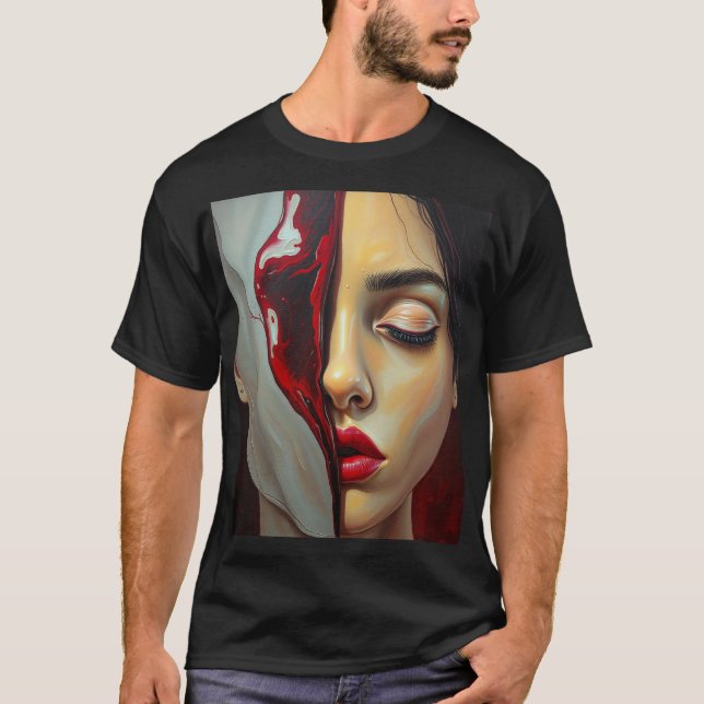 Crimson Veil T-Shirt (Front)