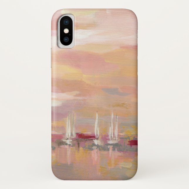 Crimson Waves Case-Mate iPhone Case (Back)