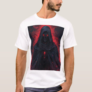 Crimson Wraith – Dark Gothic Grim Reaper Fantasy T-Shirt