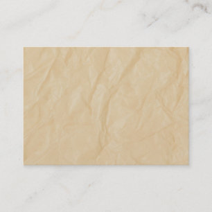 Crinkle Paper Background Business Card