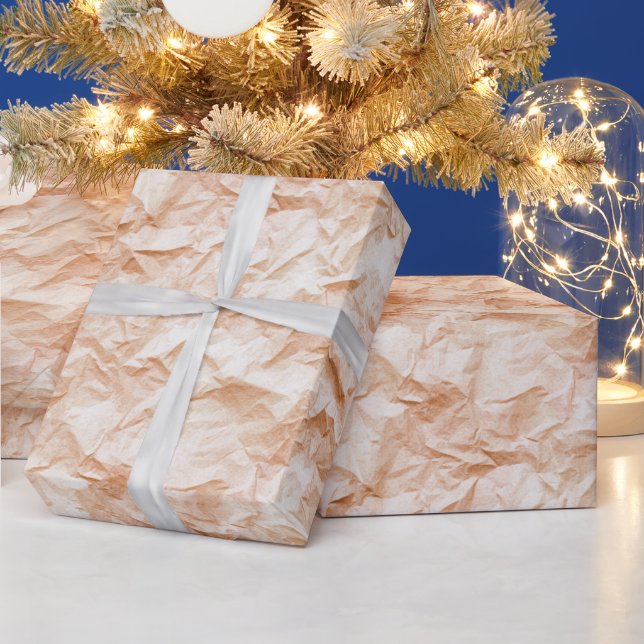 Crinkled Blush Paper Christmas (Holidays)