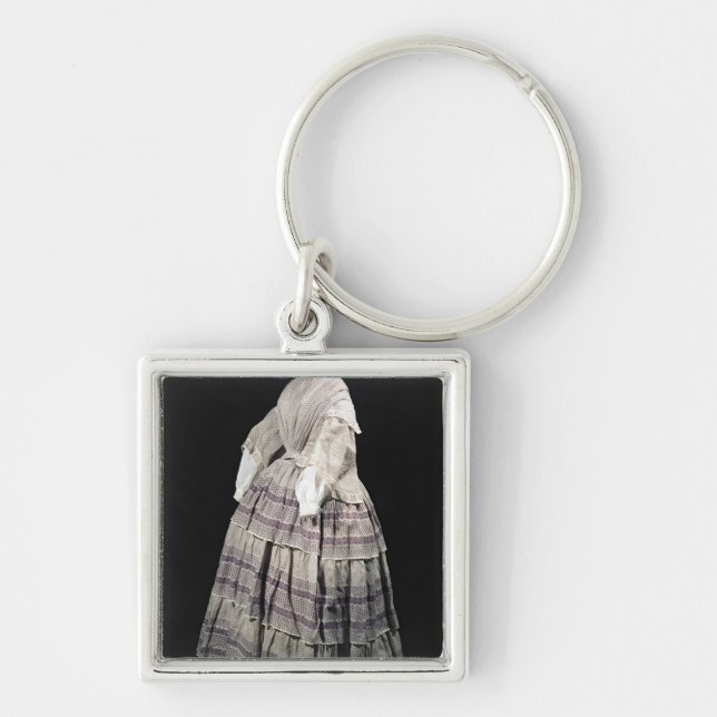 Crinoline dress, 1850-60 key ring (Front)
