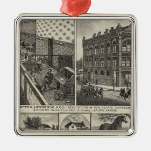 Crippen, Lawrenceand County, Salina Trehill Farm Metal Ornament