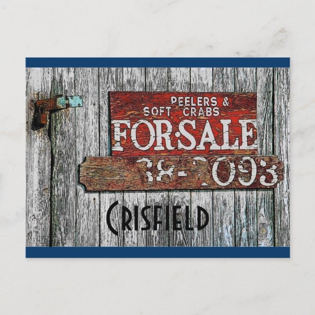 Crisfield Peelers Postcard - Customised (Front)