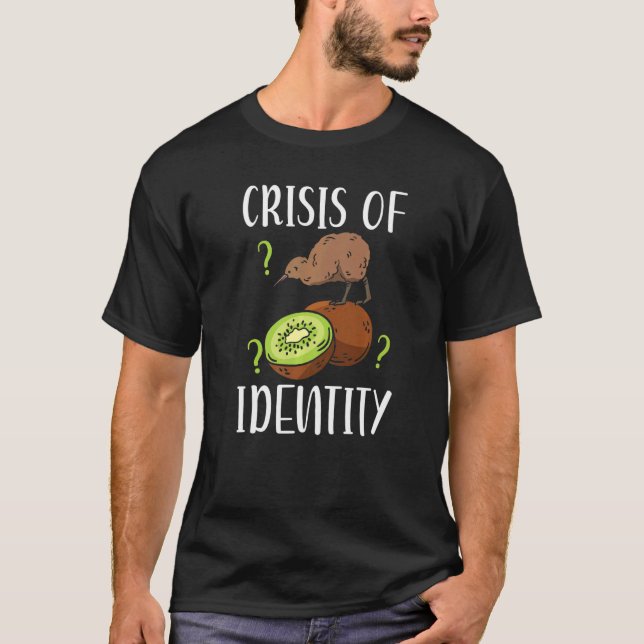 Crisis Of Identity New Zealand Kiwi Bird T-Shirt (Front)