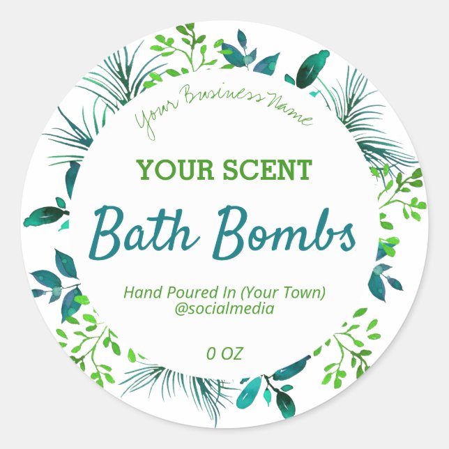 Crisp Botanical Product Labels (Front)