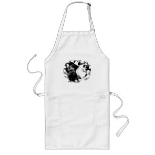 Crisp Calm in the Kitchen Long Apron